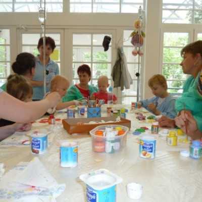 gipsz festés, hűtõmágnes készítés a Klinikán! - adó, 1%, alapítvány, támogatás