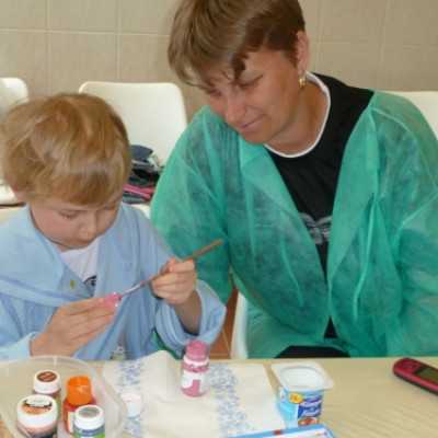 gipsz festés, hűtõmágnes készítés a Klinikán! - adó, 1%, alapítvány, támogatás