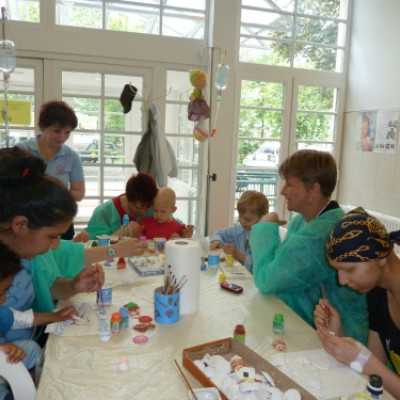 gipsz festés, hűtõmágnes készítés a Klinikán! - adó, 1%, alapítvány, támogatás