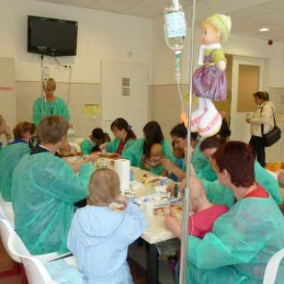 gipsz festés, hűtõmágnes készítés a Klinikán! - adó, 1%, alapítvány, támogatás