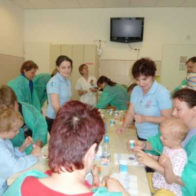 gipsz festés, hűtõmágnes készítés a Klinikán! - adó, 1%, alapítvány, támogatás