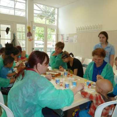 gipsz festés, hűtõmágnes készítés a Klinikán! - adó, 1%, alapítvány, támogatás