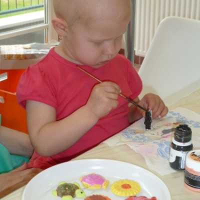 gipsz festés, hűtõmágnes készítés a Klinikán! - adó, 1%, alapítvány, támogatás