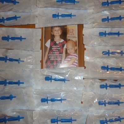 Gyógyuláshoz nélkülözhetetlen tűk átadása - alapítvány, adó 1%, támogatás