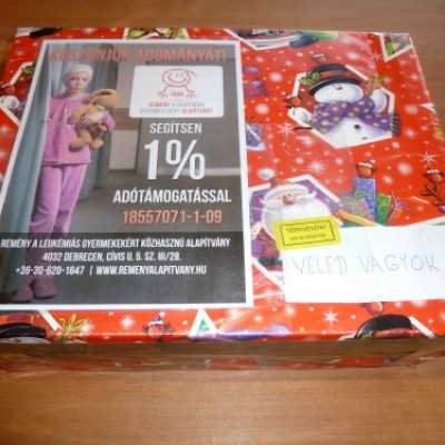 Gyűlnek a csokoládé adományok, üzenettel - adó, 1%, alapítvány, támogatás