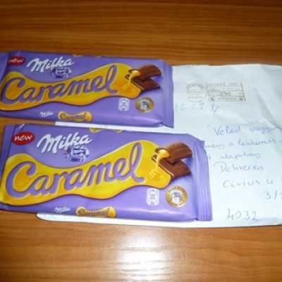 Gyűlnek a csokoládé adományok, üzenettel - adó, 1%, alapítvány, támogatás