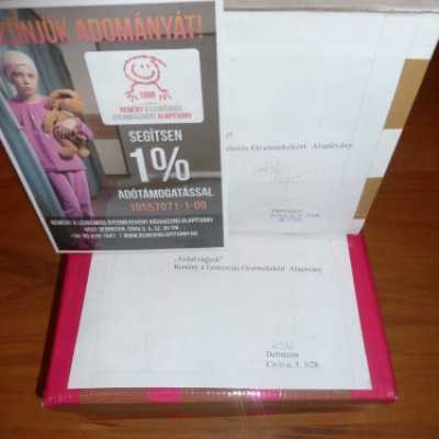 Gyűlnek a csokoládé adományok, üzenettel - adó, 1%, alapítvány, támogatás