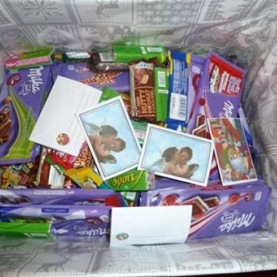 Gyűlnek a csokoládé adományok, üzenettel - adó, 1%, alapítvány, támogatás