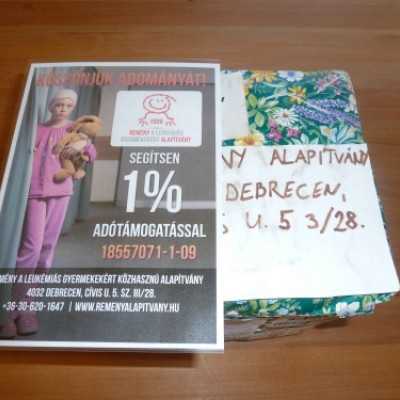 Gyűlnek a csokoládé adományok, üzenettel - adó, 1%, alapítvány, támogatás