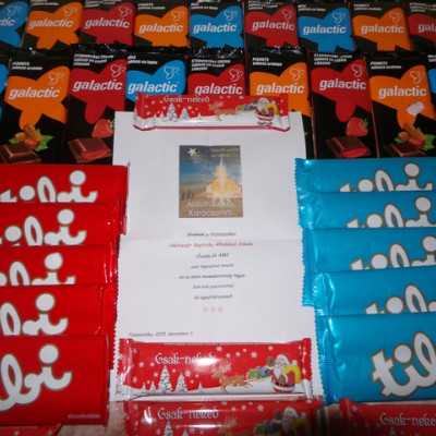 Érkeznek a „cipős doboznyi szeretet” ajándékai és a csokoládék 2015 - alapítvány, adó 1%, támogatás