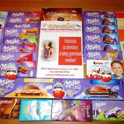 Érkeznek a „cipősdoboznyi szeretet” ajándékai és a csokoládék 2017 - alapítvány, adó 1%, támogatás