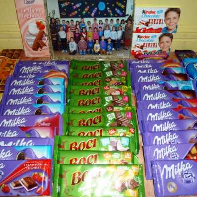 Érkeznek a „cipősdoboznyi szeretet” ajándékai és a csokoládék 2016 - alapítvány, adó 1%, támogatás