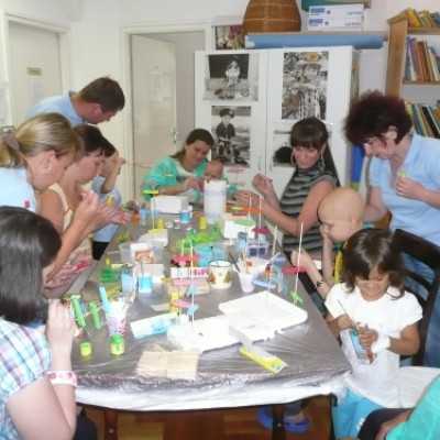 Kézműves foglalkozás 2011.07.05 - adó, 1%, alapítvány, támogatás