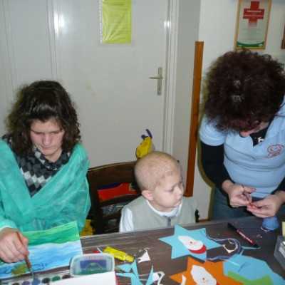 Kézműves foglalkozás a Debreceni haematológián - adó, 1%, alapítvány, támogatás