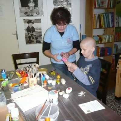 Kézműves foglalkozás a debreceni haematológián - adó, 1%, alapítvány, támogatás