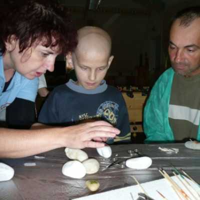 Kézműves foglalkozás a debreceni haematológián - adó, 1%, alapítvány, támogatás