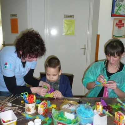 Kézműves foglalkozást tartottunk ismét - adó, 1%, alapítvány, támogatás