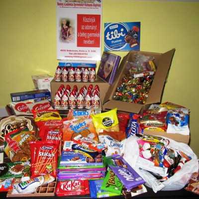 Érkeznek a „cipősdoboznyi szeretet” ajándékai és a csokoládék 2018 - alapítvány, adó 1%, támogatás