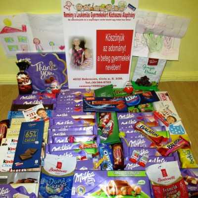 Érkeznek a „cipősdoboznyi szeretet” ajándékai és a csokoládék 2017 - alapítvány, adó 1%, támogatás