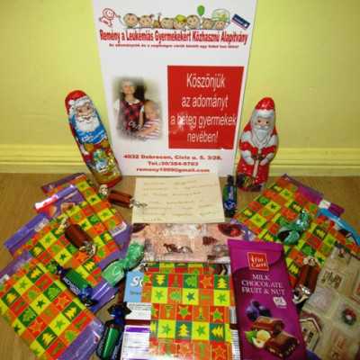 Érkeznek a „cipősdoboznyi szeretet” ajándékai és a csokoládék 2017 - alapítvány, adó 1%, támogatás