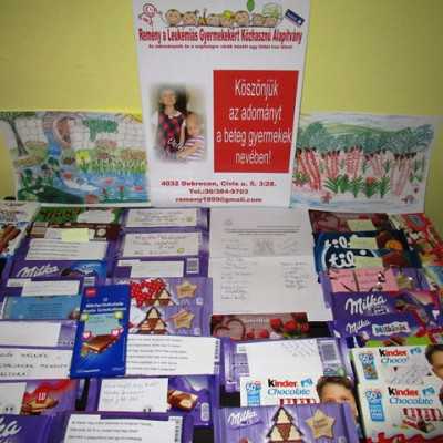 Érkeznek a „cipősdoboznyi szeretet” ajándékai és a csokoládék 2018 - alapítvány, adó 1%, támogatás