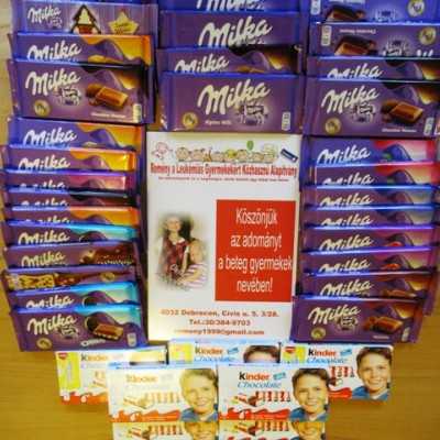 Érkeznek a „cipősdoboznyi szeretet” ajándékai és a csokoládék 2017 - alapítvány, adó 1%, támogatás