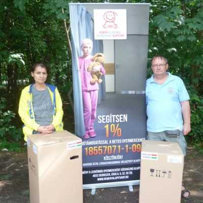 Minden mosógépet és centrifugát átadtunk - alapítvány, adó 1%, támogatás