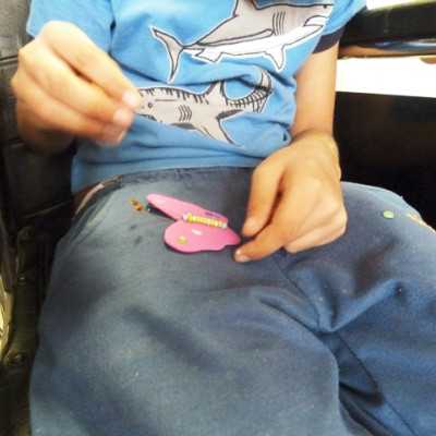 Miskolcon kézműves foglalkozást tartottunk a beteg gyermekeknek - alapítvány, adó 1%, támogatás