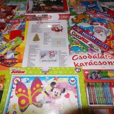 Érkeznek a „cipős doboznyi szeretet” ajándékai és a csokoládék 2015 - alapítvány, adó 1%, támogatás