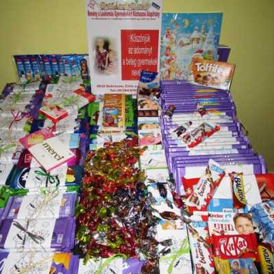 Érkeznek a „cipősdoboznyi szeretet” ajándékai és a csokoládék 2018 - alapítvány, adó 1%, támogatás