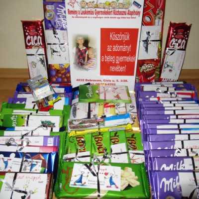Érkeznek a „cipősdoboznyi szeretet” ajándékai és a csokoládék 2018 - alapítvány, adó 1%, támogatás