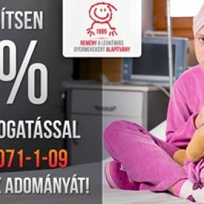 Nekünk 1% Nekik több esély a gyógyuláshoz - alapítvány, adó 1%, támogatás