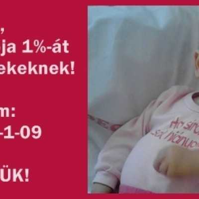 Nekünk 1% Nekik több esély a gyógyuláshoz - alapítvány, adó 1%, támogatás