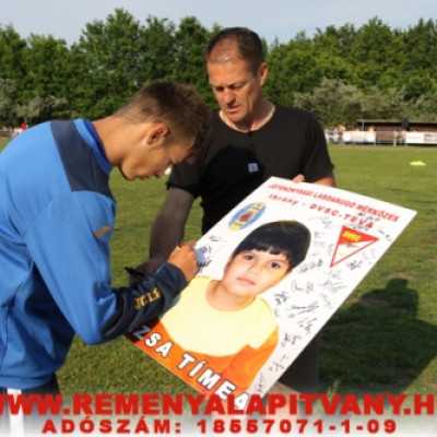 Nemes célt szolgált az Ibrányban rendezett mérkõzés! - adó, 1%, alapítvány, támogatás