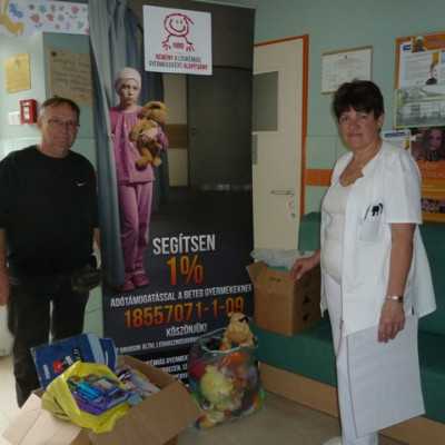 Országosan jutottak el az adományok, a beteg gyermekekhez - alapítvány, adó 1%, támogatás