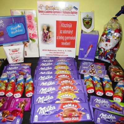 Érkeznek a „cipősdoboznyi szeretet” ajándékai és a csokoládék 2018 - alapítvány, adó 1%, támogatás