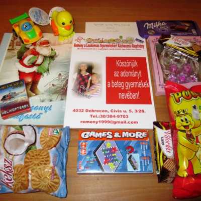 Érkeznek a „cipősdoboznyi szeretet” ajándékai és a csokoládék 2017 - alapítvány, adó 1%, támogatás