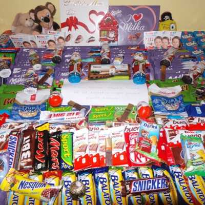 Érkeznek a „cipős doboznyi szeretet” ajándékai és a csokoládék 2015 - alapítvány, adó 1%, támogatás