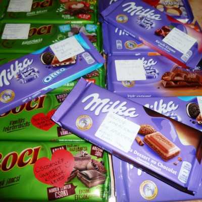 Érkeznek a „cipősdoboznyi szeretet” ajándékai és a csokoládék 2016 - alapítvány, adó 1%, támogatás