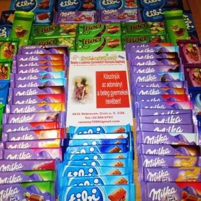 Érkeznek a „cipősdoboznyi szeretet” ajándékai és a csokoládék 2017 - alapítvány, adó 1%, támogatás