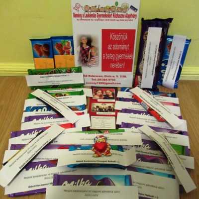 Érkeznek a „cipősdoboznyi szeretet” ajándékai és a csokoládék 2017 - alapítvány, adó 1%, támogatás