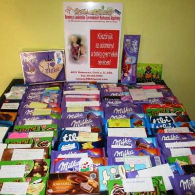 Érkeznek a „cipősdoboznyi szeretet” ajándékai és a csokoládék 2018 - alapítvány, adó 1%, támogatás