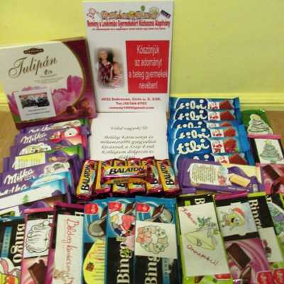 Érkeznek a „cipősdoboznyi szeretet” ajándékai és a csokoládék 2017 - alapítvány, adó 1%, támogatás