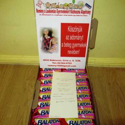 Érkeznek a „cipősdoboznyi szeretet” ajándékai és a csokoládék 2017 - alapítvány, adó 1%, támogatás