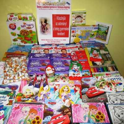 Érkeznek a „cipősdoboznyi szeretet” ajándékai és a csokoládék 2018 - alapítvány, adó 1%, támogatás