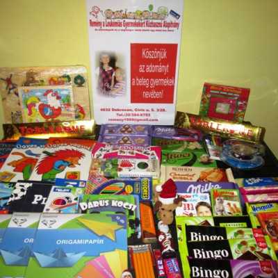 Érkeznek a „cipősdoboznyi szeretet” ajándékai és a csokoládék 2018 - alapítvány, adó 1%, támogatás