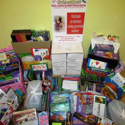 Érkeznek a „cipősdoboznyi szeretet” ajándékai és a csokoládék 2017 - alapítvány, adó 1%, támogatás