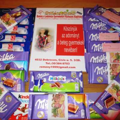 Érkeznek a „cipősdoboznyi szeretet” ajándékai és a csokoládék 2017 - alapítvány, adó 1%, támogatás