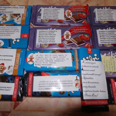 Érkeznek a „cipős doboznyi szeretet” ajándékai és a csokoládék 2015 - alapítvány, adó 1%, támogatás