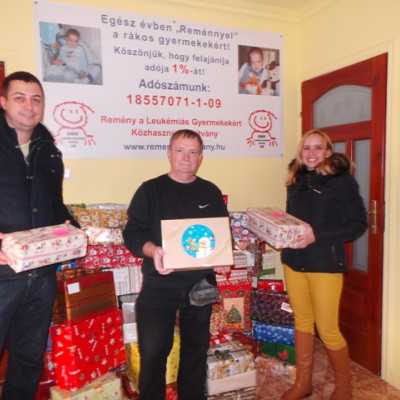 Érkeznek a „cipős doboznyi szeretet” ajándékai és a csokoládék 2015 - alapítvány, adó 1%, támogatás